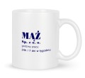 Ceramiczny kubek prezent dla męża na Dzień Chłopaka 330 ml