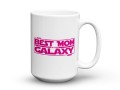 Biały kubek z nadrukiem najlepszej mamy w galaktyce best mom 450 ml
