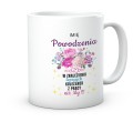 Ceramiczny kubek na pozegnanie z pracy dla kolegi z imieniem
