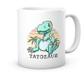 Kubek dla taty z nadrukiem Tatozaur na prezent dla ojca 330 ml
