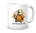 Kubek dla syna z nadrukiem Synozaur na prezent dla dziecka 330 ml
