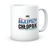 Kubek dla chłopaka z imieniem – Prezent dla faceta, męża i ukochanego