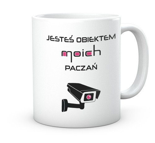Ceramiczny kubek z nadrukiem z serialu Squid Game 330 ml