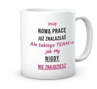 Kubek na pożegnanie z pracy – Prezent dla koleżanki, znajomej, przyjaciółki