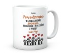 Ceramiczny personalizowany kubek powodzenia w znalezieniu lepszych koleżanek kolegów 330 ml