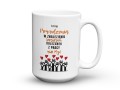 Ceramiczny personalizowany kubek powodzenia w znalezieniu lepszych koleżanek 450 ml