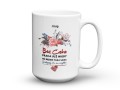 Ceramiczny personalizowany kubek prezent z pracy z dedykacją na pamiątkę ekipa 450 ml