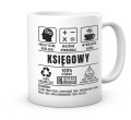 Biały kubek z napisem Jestem księgowym nigdy się nie mylę 330 ml