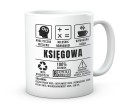 Biały kubek z napisem Jestem księgową nigdy się nie mylę 330 ml