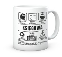 Kubek dla księgowej – Prezent dla niej, pracownika biura i mamy