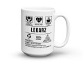 Biały kubek z napisem Jestem lekarzem nigdy się nie mylę 450 ml