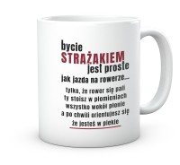 Kubek dla strażaka – Prezent dla faceta, brata i kolegi z pracy