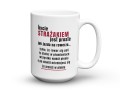 Śmieszny kubek dla strażaka z zabawnym nadrukiem na prezent 450 ml.