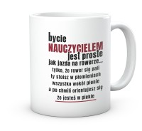 Śmieszny kubek dla nauczyciela – Prezent dla pedagoga, wychowawcy i belfra