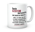 Śmieszny kubek dla szefa z nadrukiem roweru w ogniu 330 ml