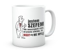 Śmieszny kubek do pracy dla przełożonego z zabawnym motywem 330 ml