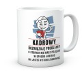 Śmieszny kubek dla kadrowego z zabawnym nadrukiem do pracy w biurze 330 ml