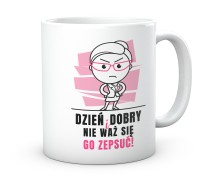 Śmieszny kubek dla koleżanki z pracy – Prezent dla kobiety z biura