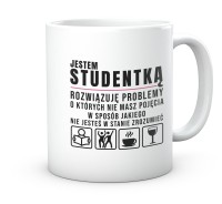 Oryginalny kubek Prezent dla Studentki – Upominek dla dziewczyny na studia