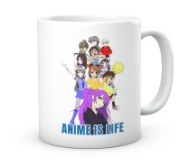 Oryginalny kubek Anime is Life – Prezent dla fana japońskiej animacji
