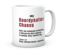 Zabawny kubek Koordynator Chaosu – Prezent dla szefa i kierownika