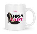 Kubek ceramiczny boss lady prezent dla szefowej do pracy 330ml