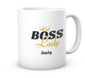 Personalizowany kubek dla szefowej z napisem Boss Lady 330 ml