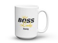 Personalizowany kubek dla szefowej z napisem Boss Lady 450 ml