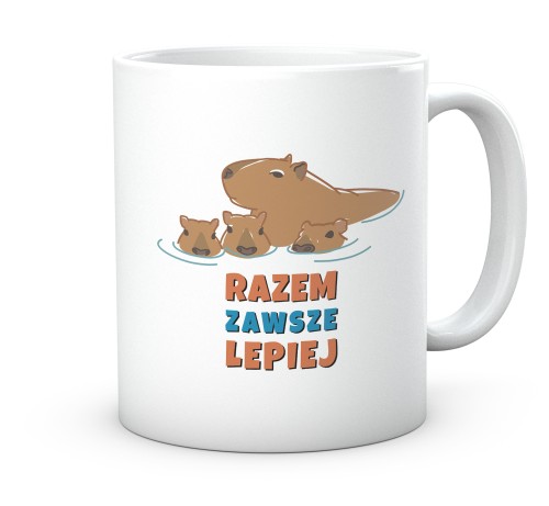 Kubek domowy „Razem zawsze lepiej” 330 ml