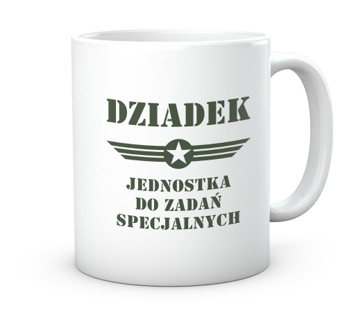 Kubek dla dziadka z napisem jednostka do zadań specjalnych 330 ml