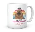 Kubek kapibara dumna babcia z imieniem 330 ml