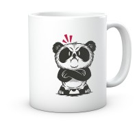 Kubek z nadrukiem Panda – Oryginalny prezent do pracy