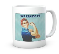 Kubek plakat we can do it