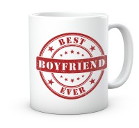Ceramiczny kubek prezent Best Boyfriend Ever na Walentynki