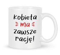 Kubek na prezent dla kobiety z nadrukiem