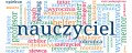 Nauczyciel chmura słów