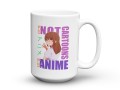 Kubek otaku z fioletowym napisem its not cartoons