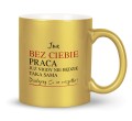 Kubek podziękowanie za wspólną pracę złoty