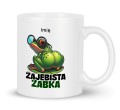 Personalizowany kubek 330 ml Żajebista Żabka z imieniem