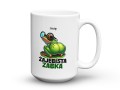 Kubek 450 ml ceramiczny z grafiką zabawnej żabki