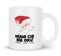 Kubek z nadrukiem Świętego Mikołaja na prezent świąteczny