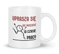 Kubek 330 ml do pracy jeden z trzech wzorów dla kobiet i mężczyzn