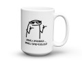 Kubek 450 ml Flork z nadrukiem meme do pracy