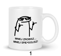 Kubek Flork z nadrukiem meme do pracy