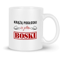Męski kubek z nadrukiem jako prezent dla faceta