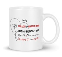 Kubek na pożegnanie z pracy koleżanki lub kolegi