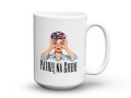 Kubek 450 ml z kolorowym nadrukiem w stylu pop-art pin-up na biurko