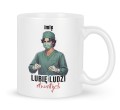 Personalizowany kubek 330 ml dla chirurga z napisem Lubię ludzi otwartych