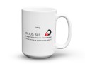 Kubek 450 ml biurowy z imieniem i napisem STATUS 503