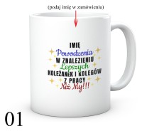 Kubek powodzenia w nowej pracy